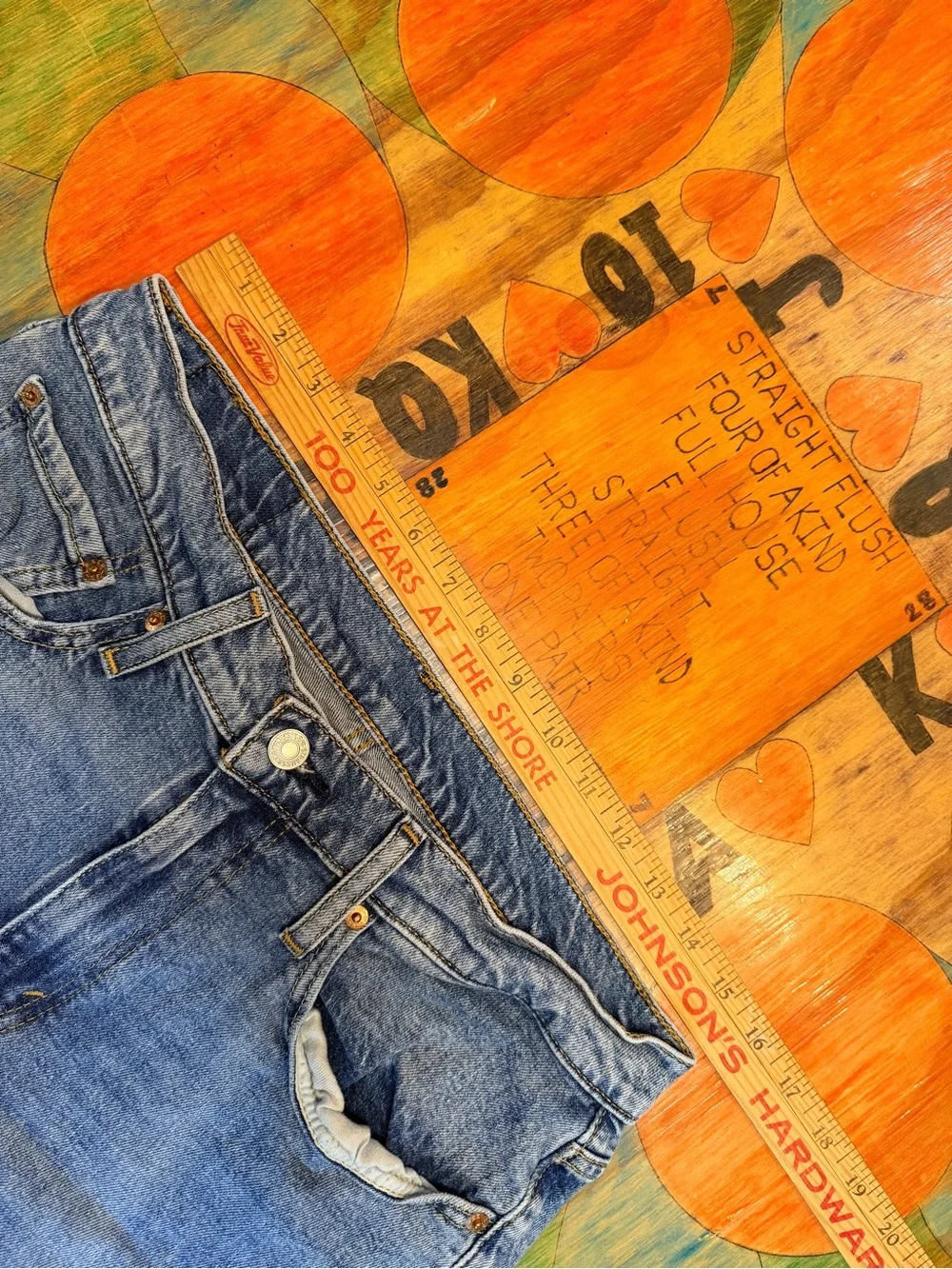Levi Strauss & Co Blue 514 Straight Denim Jeans Medium Wash Men's 32WX30L Pull O